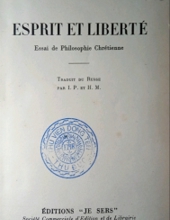 ESPRIT ET LIBERTÉ