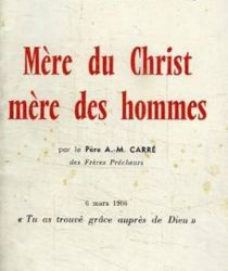 MARIE MÈRE DU CHRIST MÈRE DES HOMMES