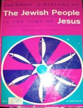 A HISTORY OF THE JEWISH PEOPLE IN THE TIME OF JESUS