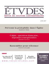 ÉTVDES: REVUE DE CULTURE CONTEMPORAINE: NO 4239, JUIN 2017