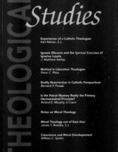 THEOLOGICAL STUDIES: SEPTEMBER 2001, VOL. 62, NO. 3