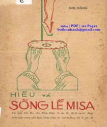 HIỂU VÀ SỐNG LỄ MISSA