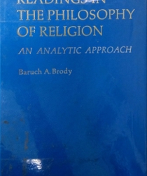 READINGS IN THE PHILOSOPHY OF RELIGION: AN ANALYTIC APPROACH