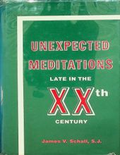 UNEXPECTED MEDITATIONS LATE IN THE TWENTIRTH CENTURY