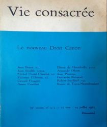 VIE CONSACRÉE