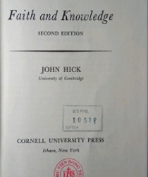 FAITH AND KNOWLEDGE