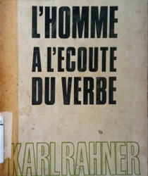 L'HOMME À L'ÉCOUTE DU VERBE 