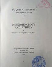 PHENOMENOLOGY AND ATHEISM