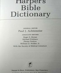 HARPER'S BIBLE DICTIONARY