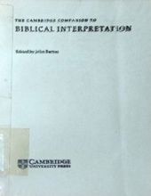 THE CAMBRIDGE COMPANION TO BIBLICAL INTERPRETATION