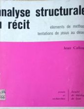 L'ANALYSE  STRUCTURALE DU RÉCIT