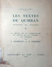 LES TEXTES DE QUMRAN