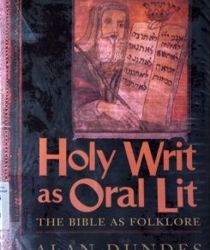 HOLY WRIT AS ORAL LIT