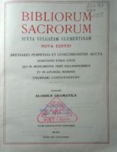 BIBLIORUM SACRORUM