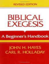 BIBLICAL EXEGESIS: A BEGINNER'S HANDBOOK