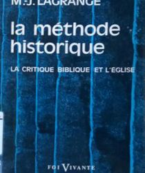 LA MÉTHODE HISTORIQUE