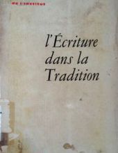 L'écriture DANS LA TRADITION