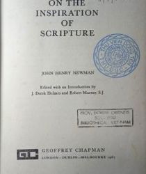 ON THE INSPIRATION OF SCRIPTURE