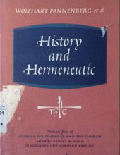 HISTORY AND HERMENEUTIC