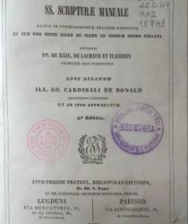 CONCORDANTIARUM SS. SCRIPTURAE MANUALE