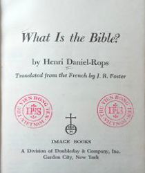 WHAT IS THE BIBLE?