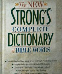 THE NEW STRONG'S COMPLETE DICTIONARY OF BIBLE WORDS