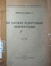 DE SACRAE SCRIPTURAE INSPIRATIONE