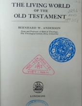 THE LIVING WORLD OF THE OLD TESTAMENT