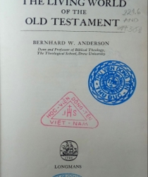 THE LIVING WORLD OF THE OLD TESTAMENT