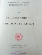 UNDERSTANDING THE OLD TESTAMENT (Sách thất lạc)