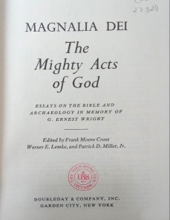 MAGNALIA DEI, THE MIGHTY ACTS OF GOD