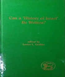 CAN A "HISTORY OF ISRAE" BE WRITTEN?