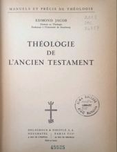 THÉOLOGIE DE L'ancien TESTAMENT