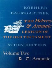 THE HEBREW AND ARAMAIC LEXICON OF THE OLD TESTAMENT 