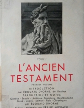 LA BIBLE: L'ancien TESTAMENT