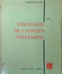 THÉOLOGIE DE L'ANCIEN TESTAMENT