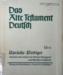 DAS ALTE TESTAMENT DEUTSCH