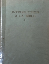 INTRODUCTION À LA BIBLE: ANCIEN TESTAMENT