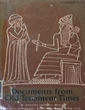 DOCUMENTS FROM OLD TESTAMENT TIMES