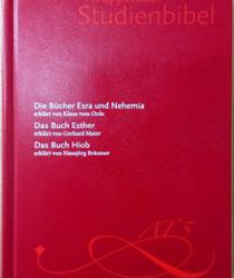 WUPPERTALER STUDIENBIBEL: DIE BÜCHER ESRA UND NEHEMIA; DAS BUCH ESTHER; DAS BUCH HIOB