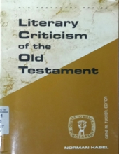 LITERARY CRITICISM OF THE OLD TESTAMENT