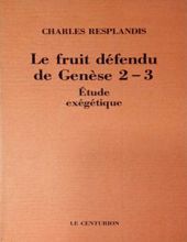 LE FRUIT DÉFENDU DE GENÈSE 2-3