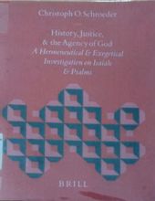 HISTORY, JUSTICE, AND THE AGENCY OF GOD