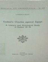 EZEKIEL's ORACLES AGAINST EGYPT