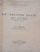 LE SECOND ISAIE, SON DISCIPLE ET LEURS ÉDITEURS