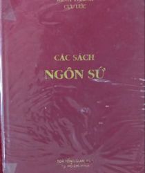 CÁC SÁCH NGÔN SỨ