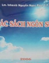 CÁC SÁCH NGÔN SỨ