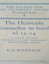 THE HEAVENLY COUNSELLOR IN ISAIAH XL 13-14