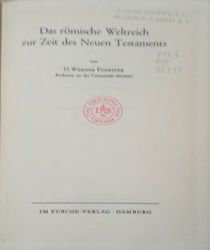 DAS RÖMISCHE WELTREICH ZUR ZEIT DES NEUEN TESTAMENTS