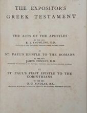 THE EXPOSITOR's GREEK TESTAMENT